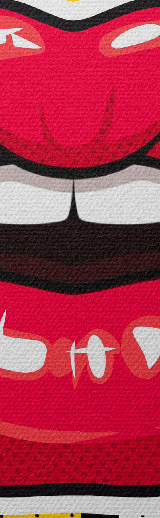murales Labios llamativos, una declaración de estilo vibrante s50790