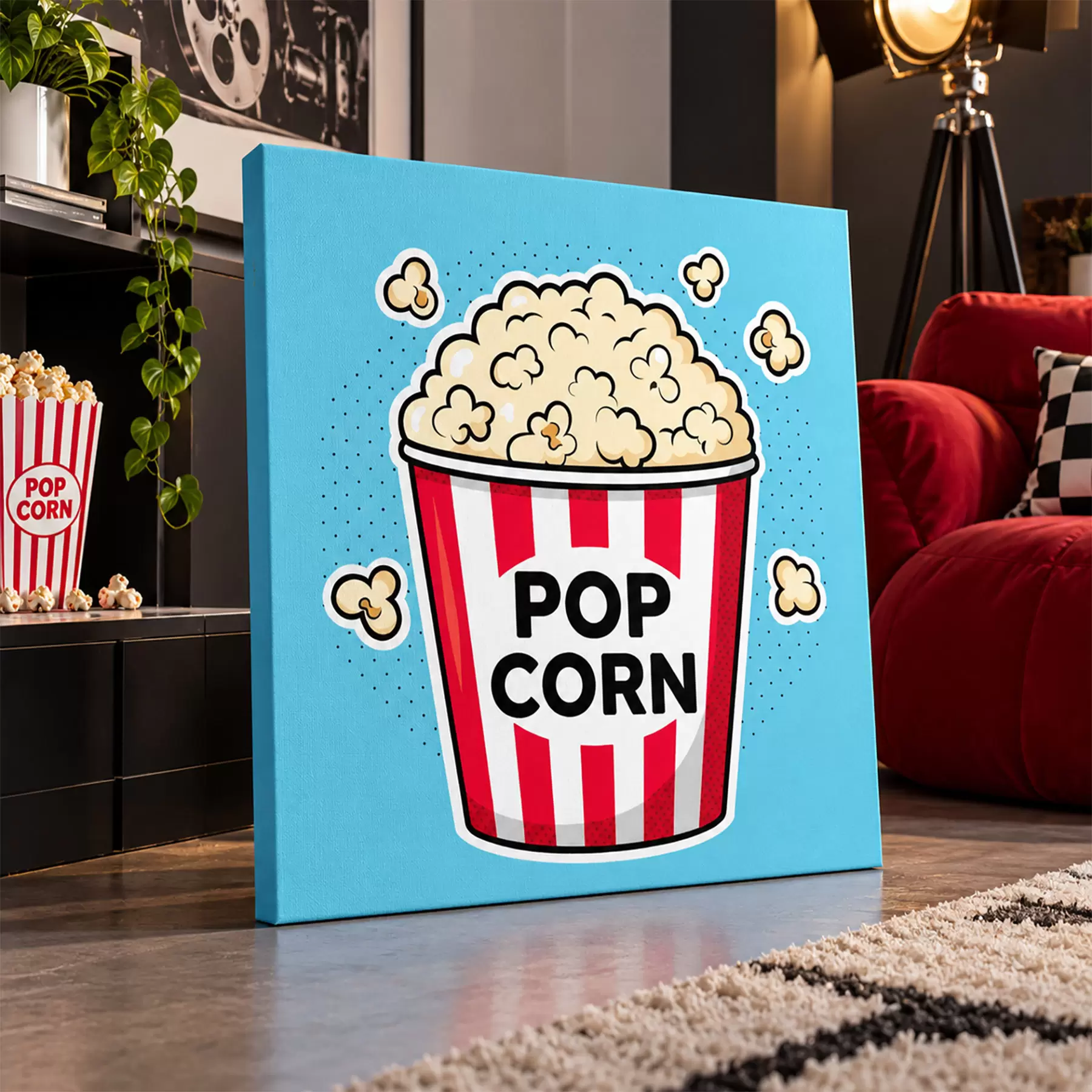 wall murals Snack time with delicious popcorn s50791