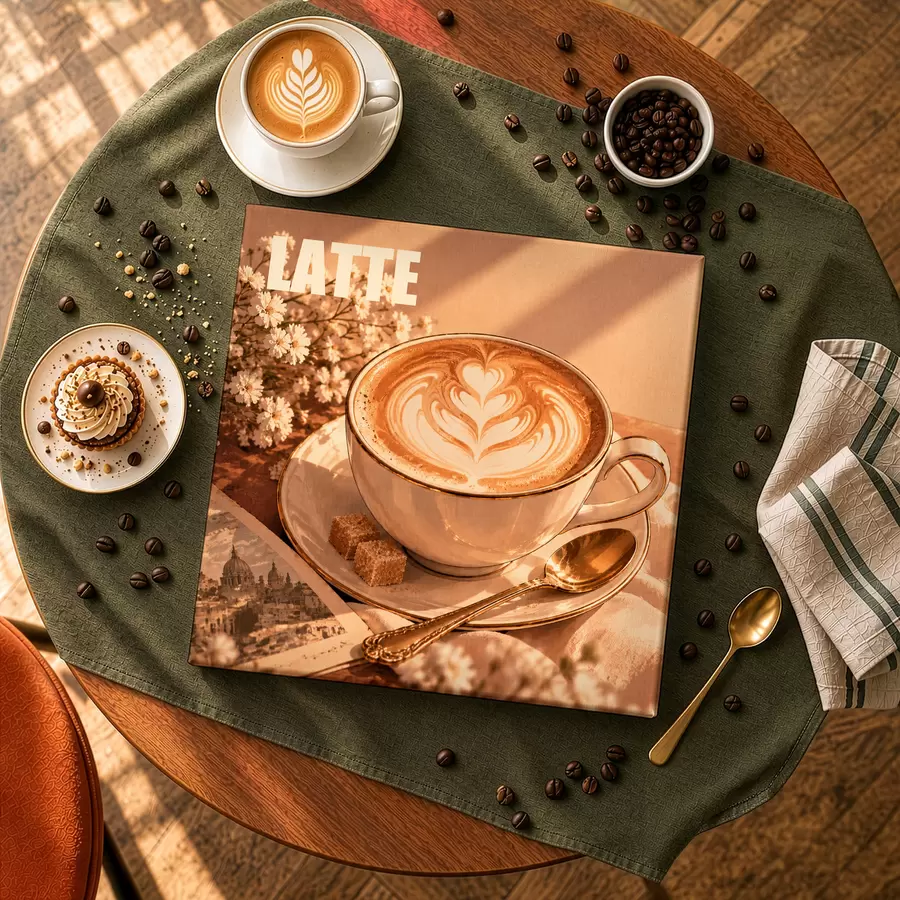 murales El café perfecto para disfrutar por la mañana s50873