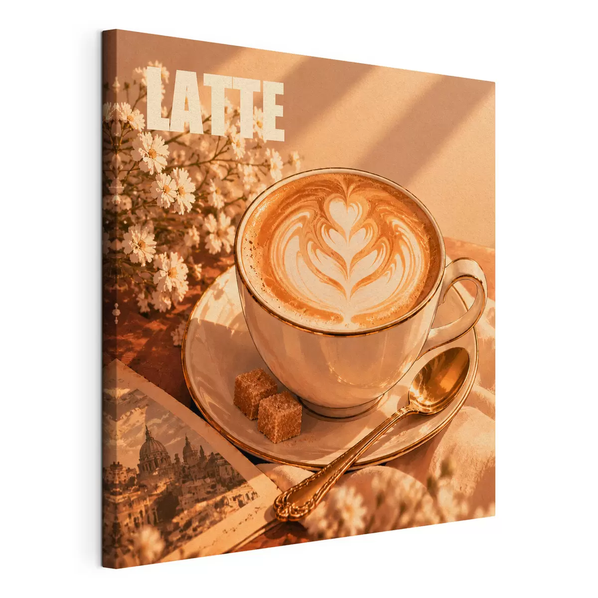 murales El café perfecto para disfrutar por la mañana s50873