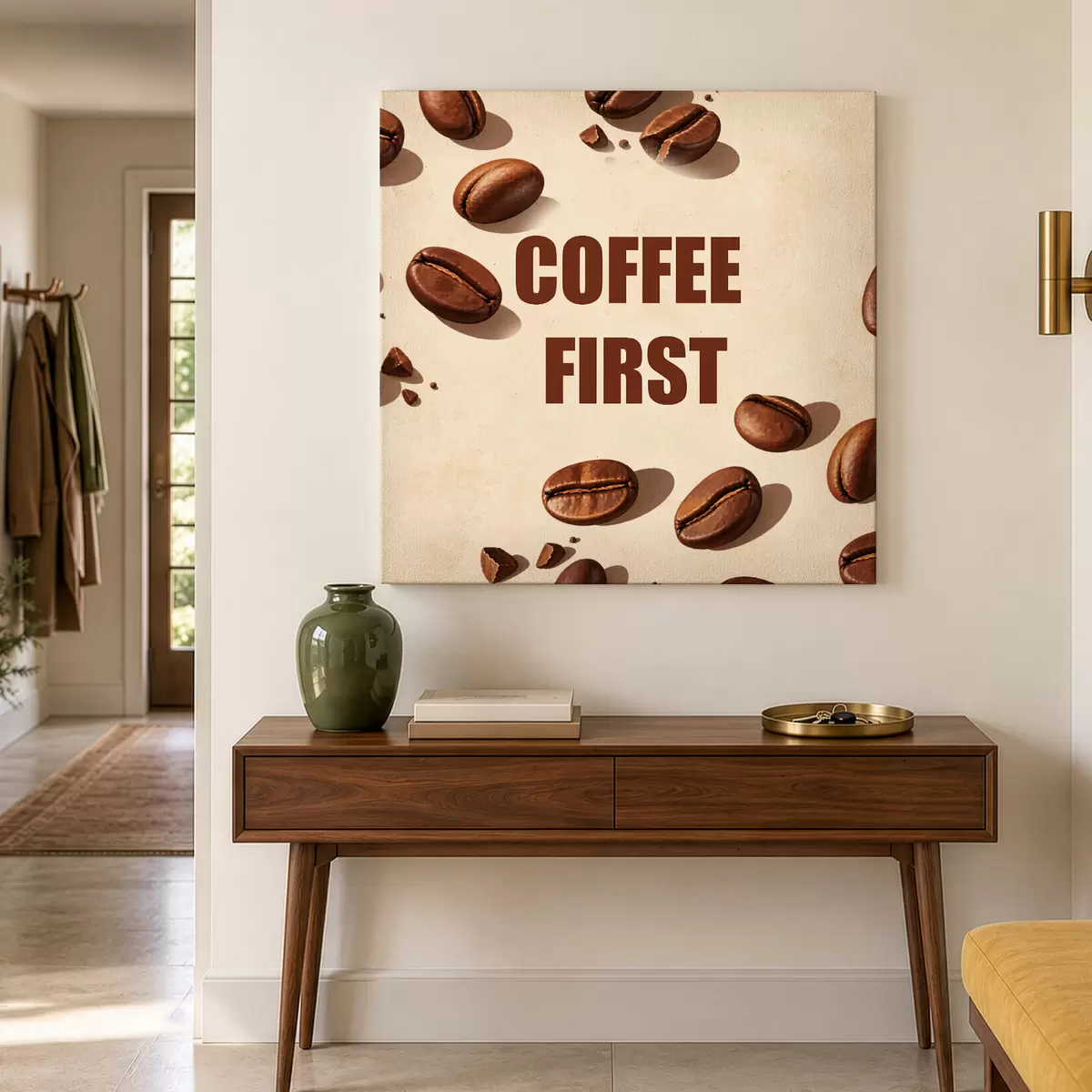 wall murals Morning energy in every cup s50878