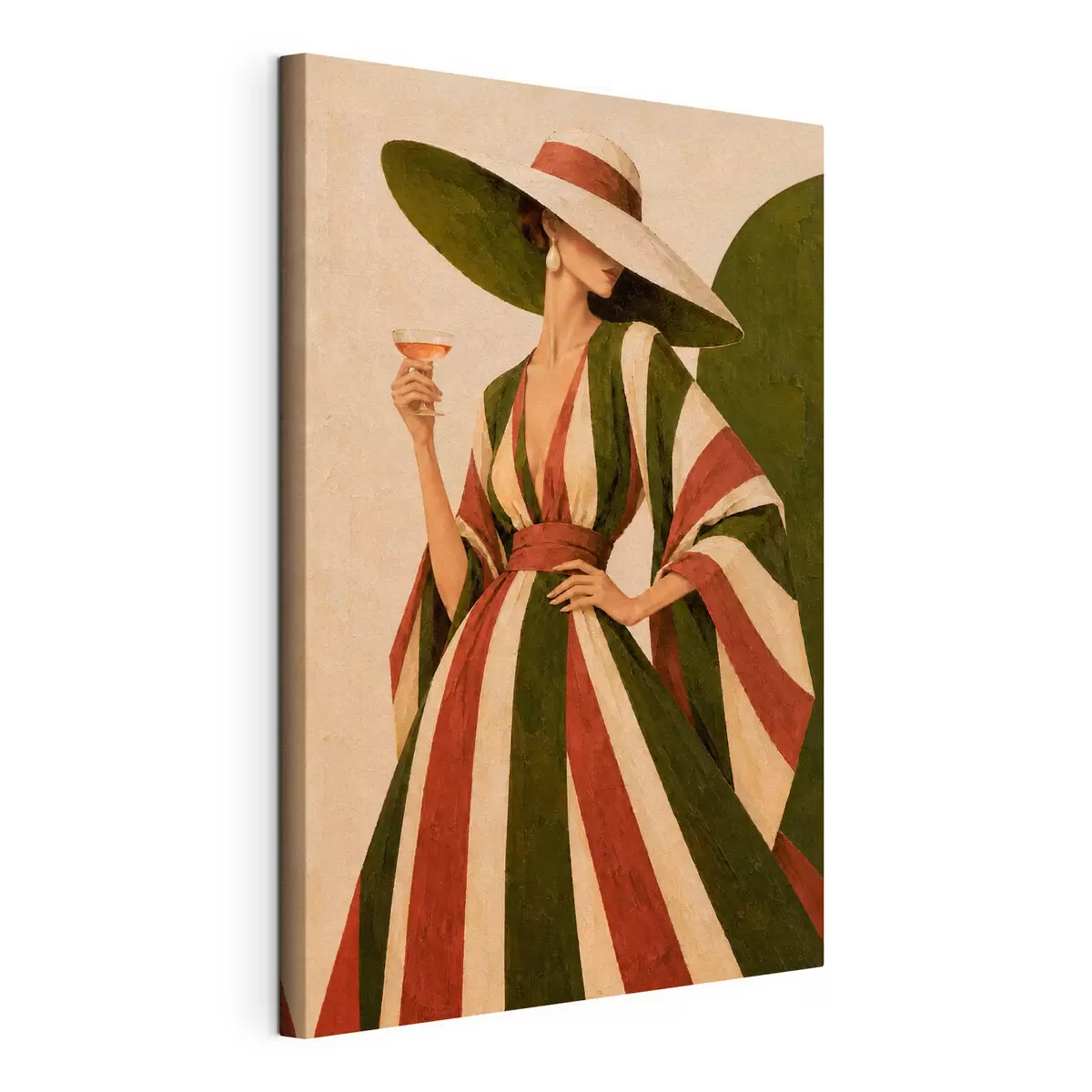 wall murals Chic elegance with a stylish drink s50880