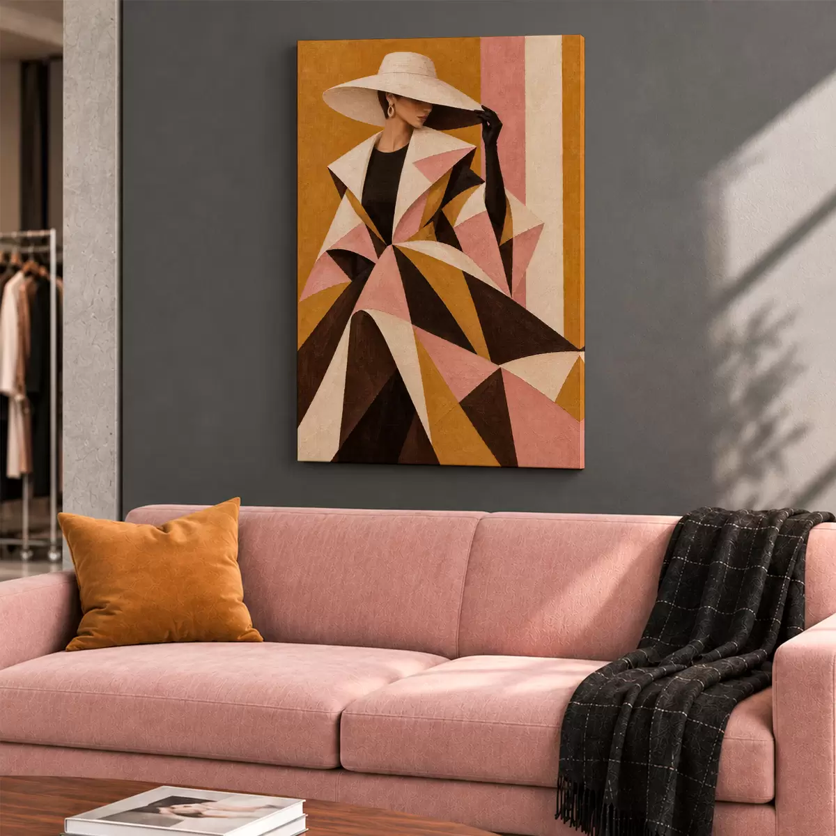 wall murals Chic elegance with geometric design s50882