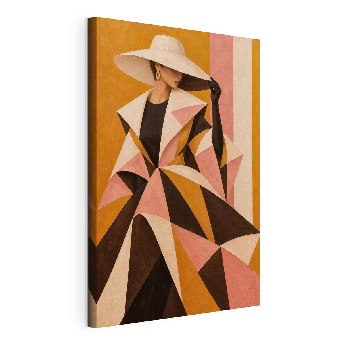 wall murals Chic elegance with geometric design s50882