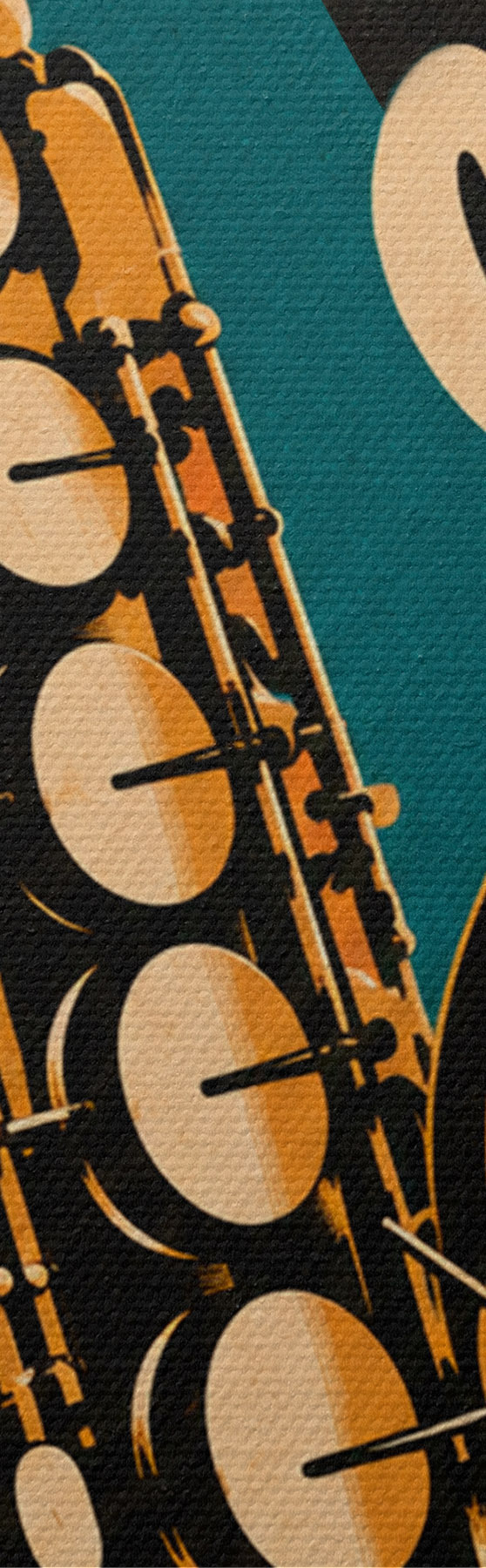 wall murals Saxophone vibes filling the air s50927