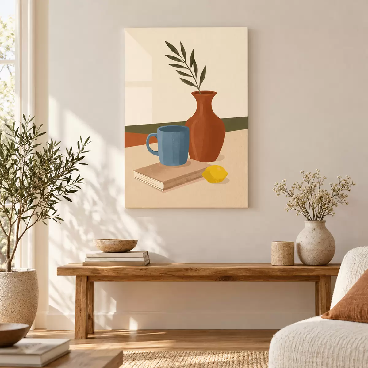 wall murals Relaxing scene with simple elegance s50735