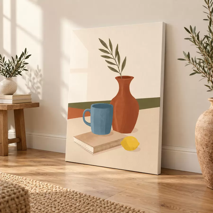 murales Una escena relajante con una elegancia sencilla s50735