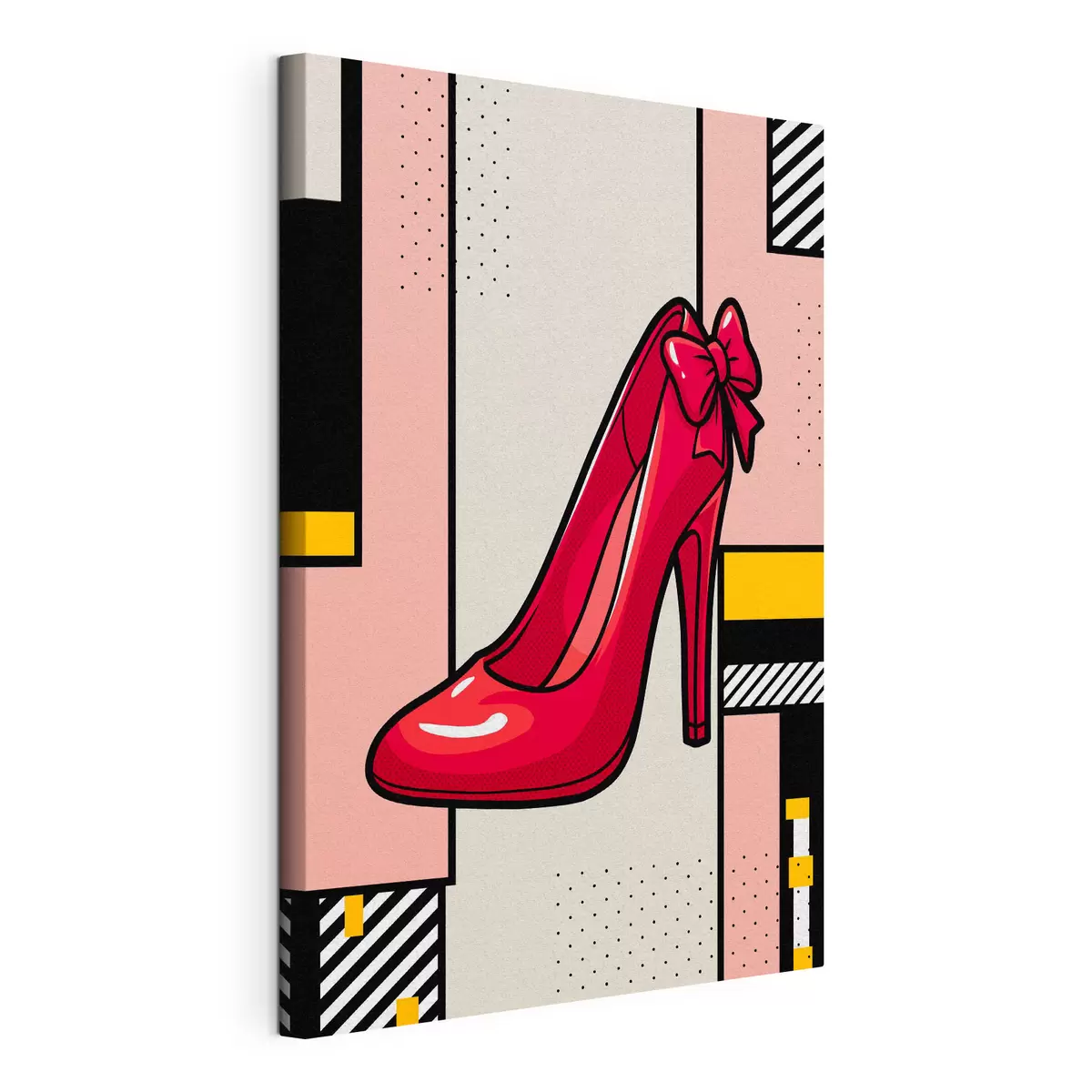 wall murals Chic red heel with playful bow s50785