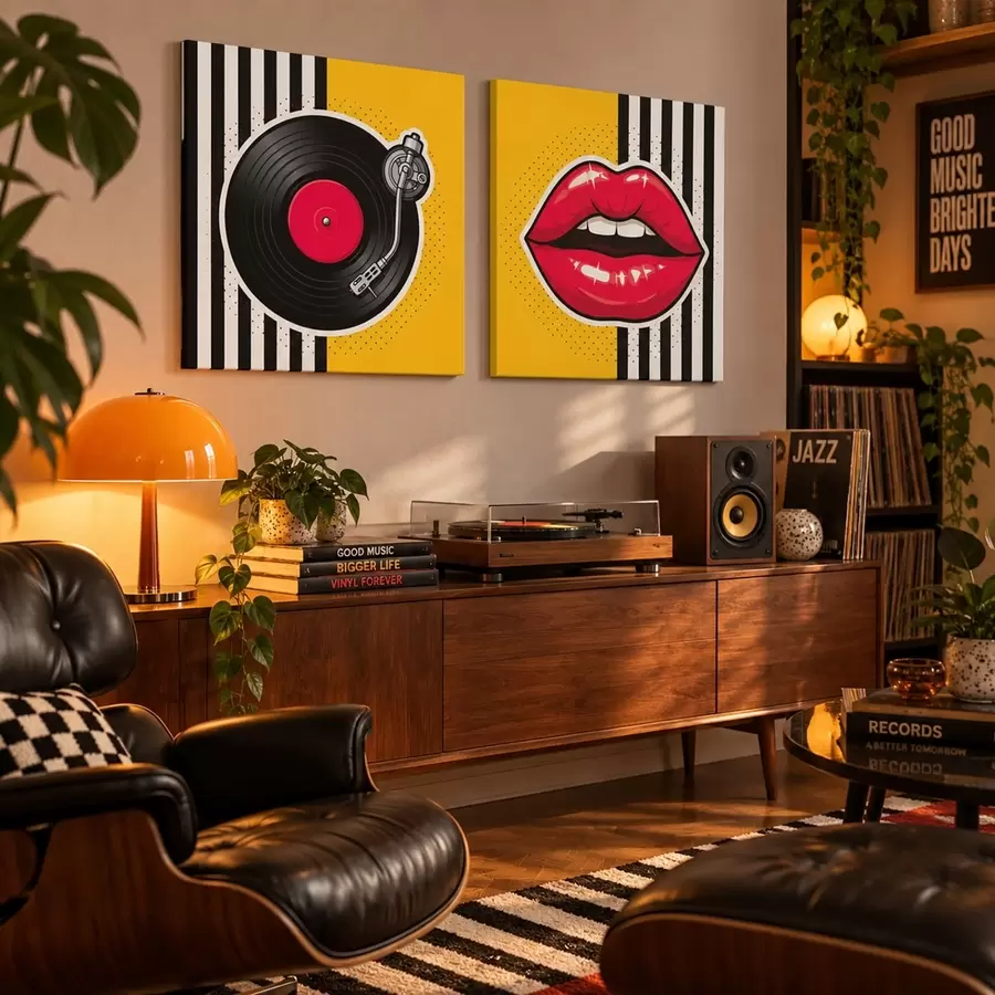 murales Ritmo de vinilo m31075