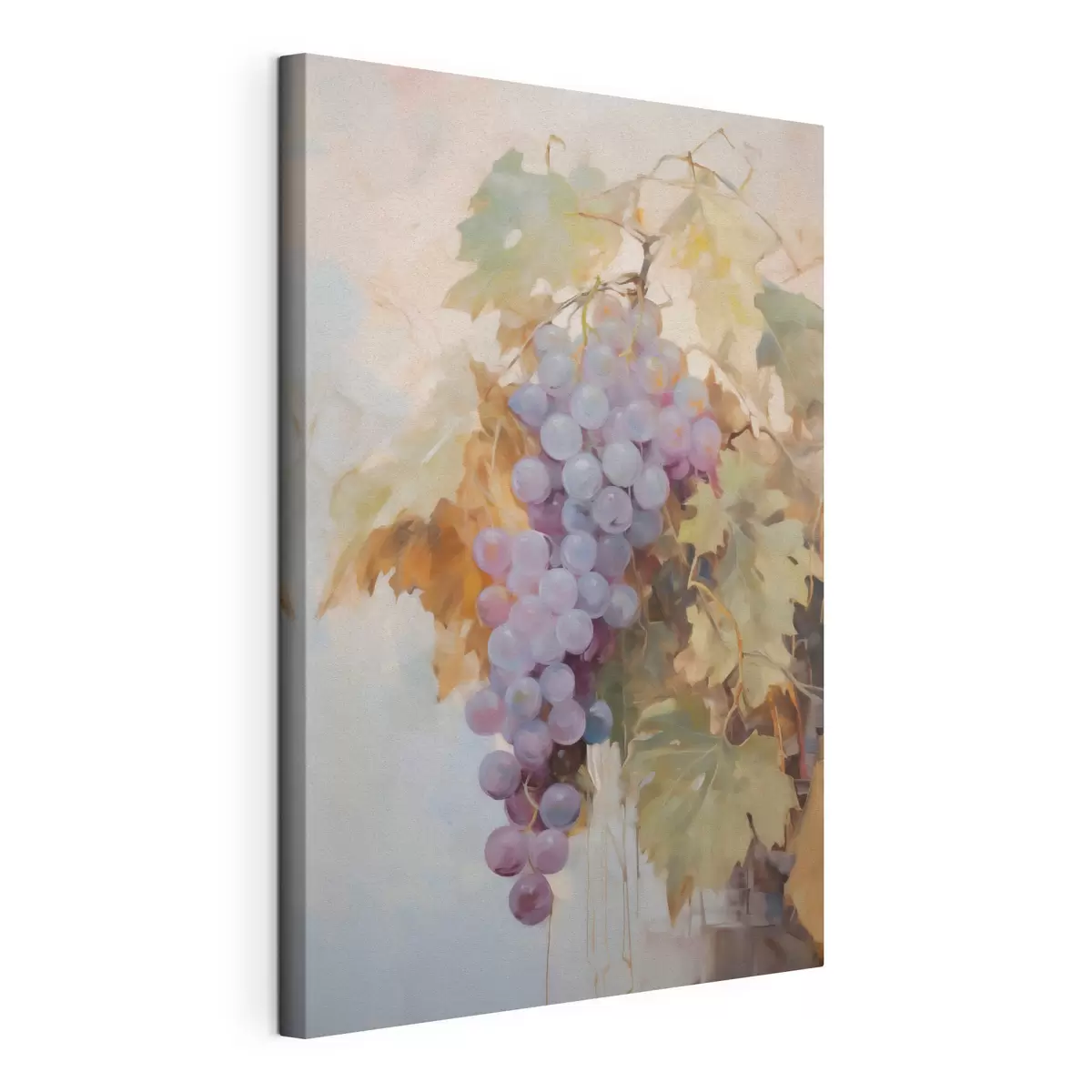 wall murals Grapes, imitation of a painting s51124