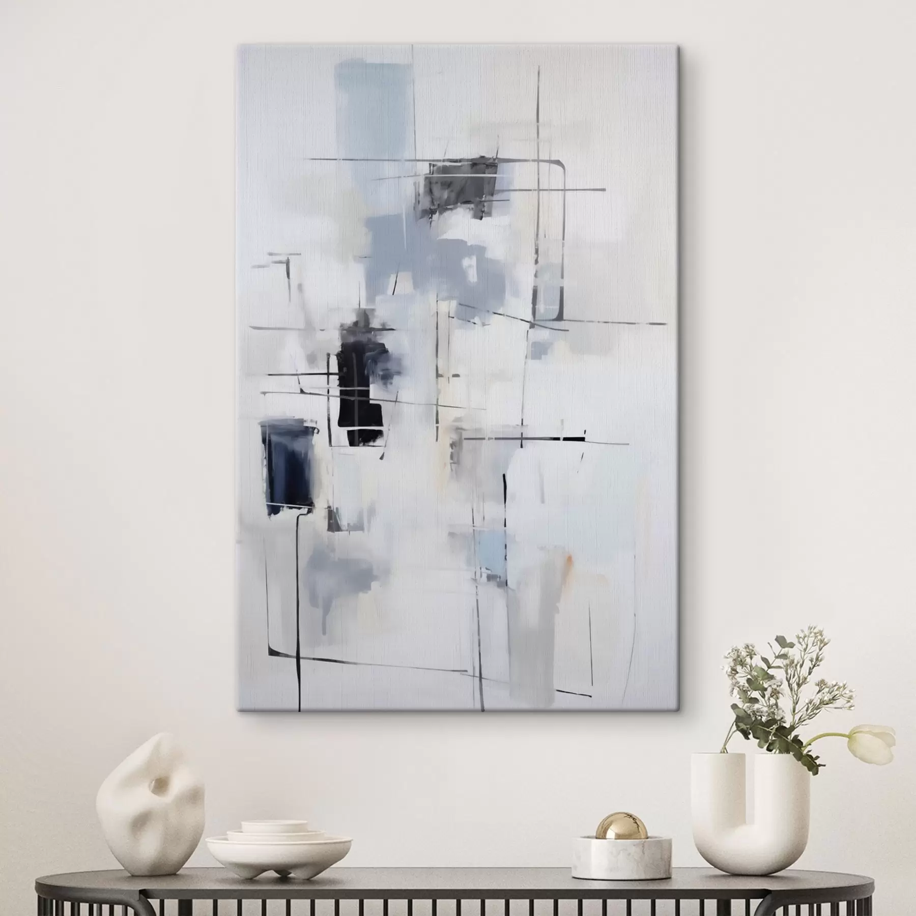 wall murals Chaotic abstraction, imitation of painting s51127