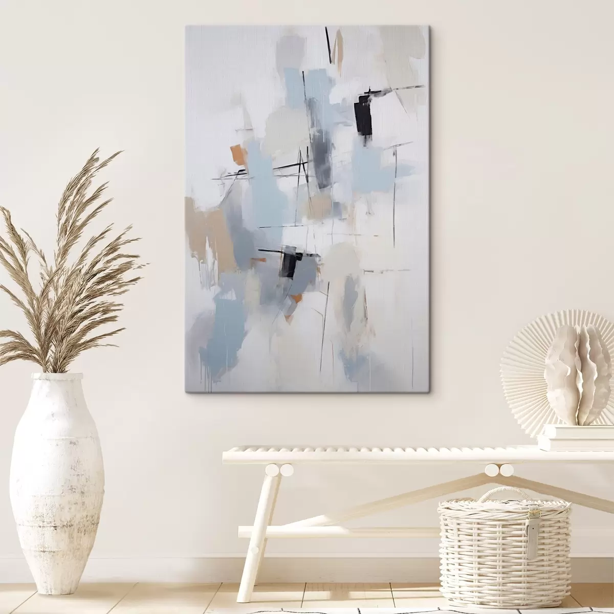 wall murals Chaotic abstraction, imitation of painting s51128