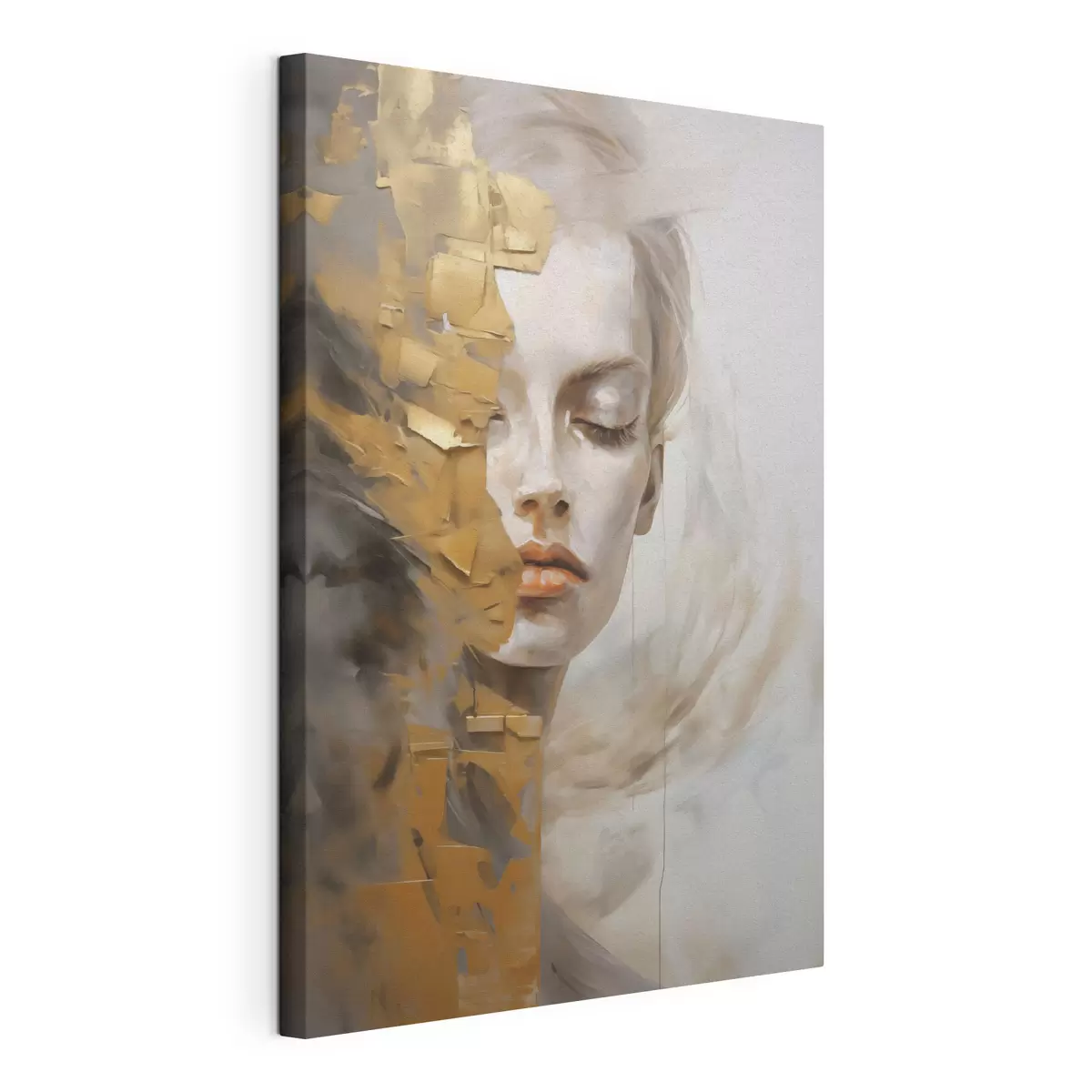 wall murals Abstract portrait, imitation of a painting s51129