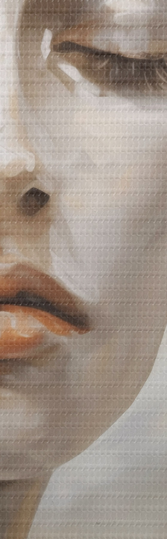 wall murals Abstract portrait, imitation of a painting s51129