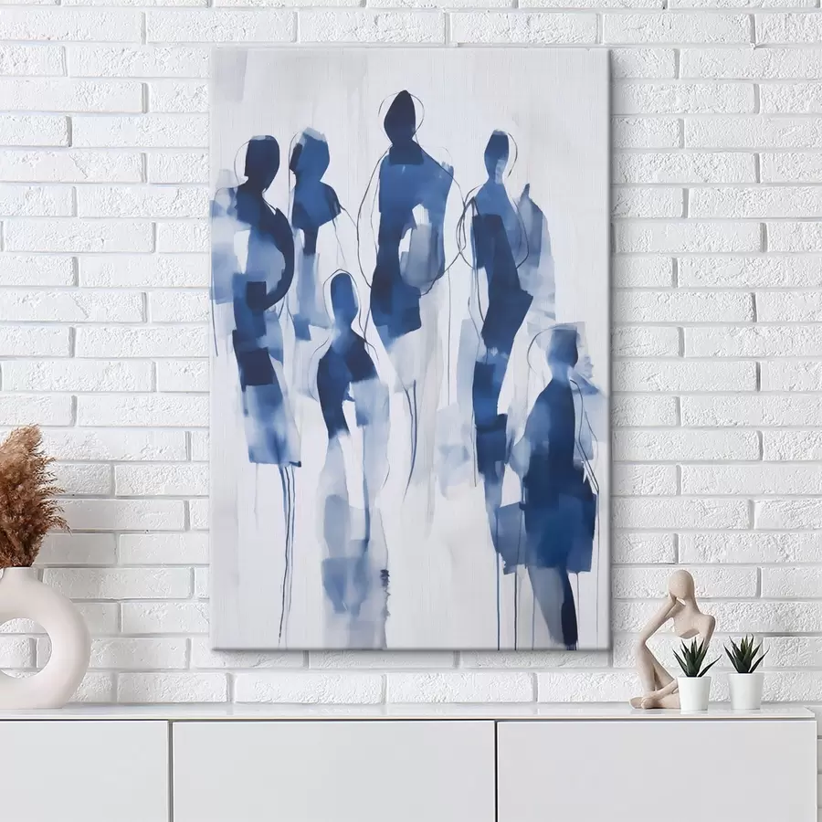 murales Siluetas, imitación de la pintura s51132