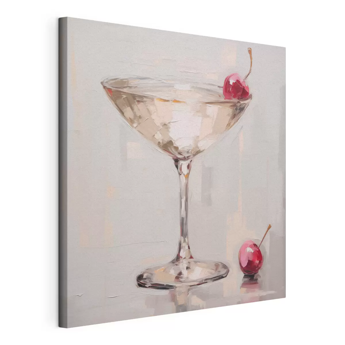 wall murals Cocktail, imitation of a painting s51137