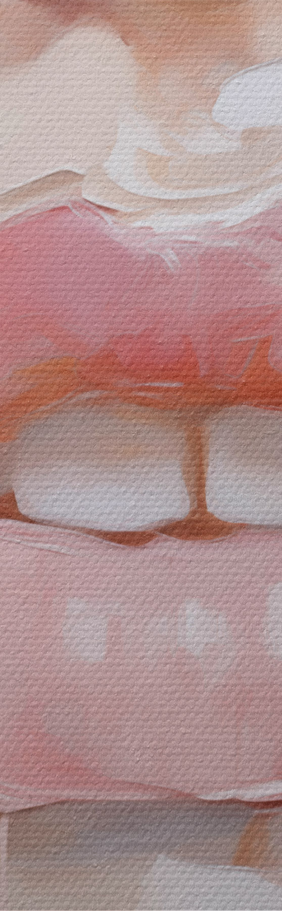 wall murals Lips, imitation of a painting s51138