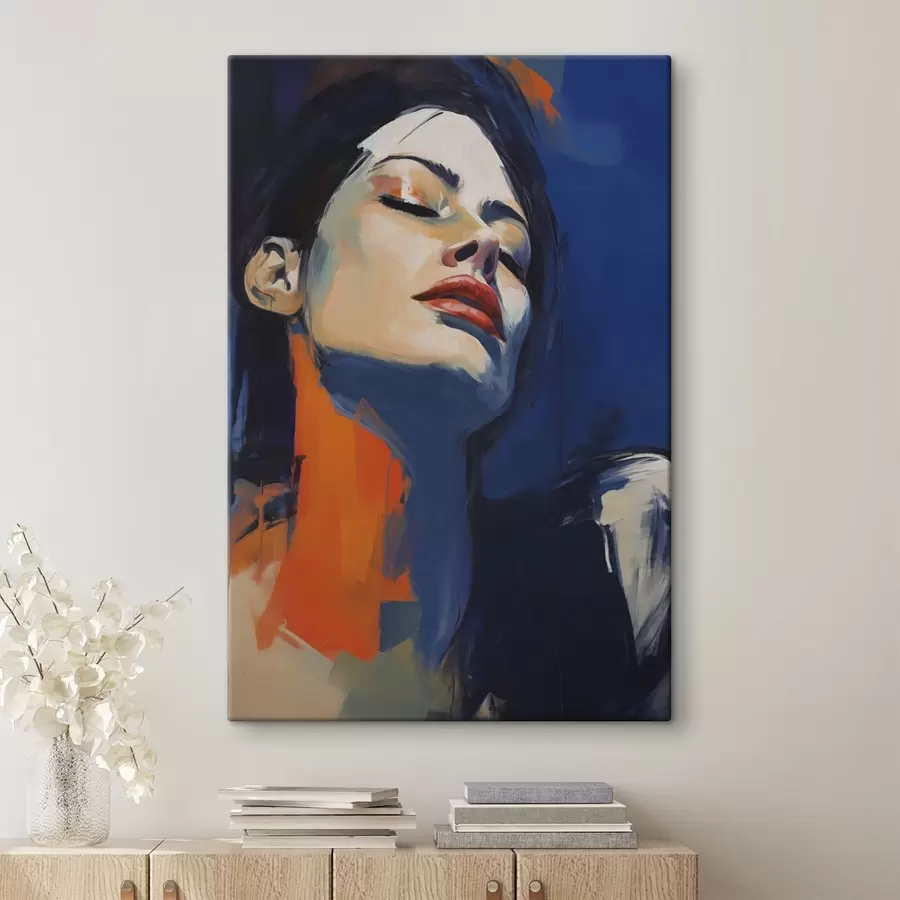 wall murals Sleeping girl, imitation of a painting s51140