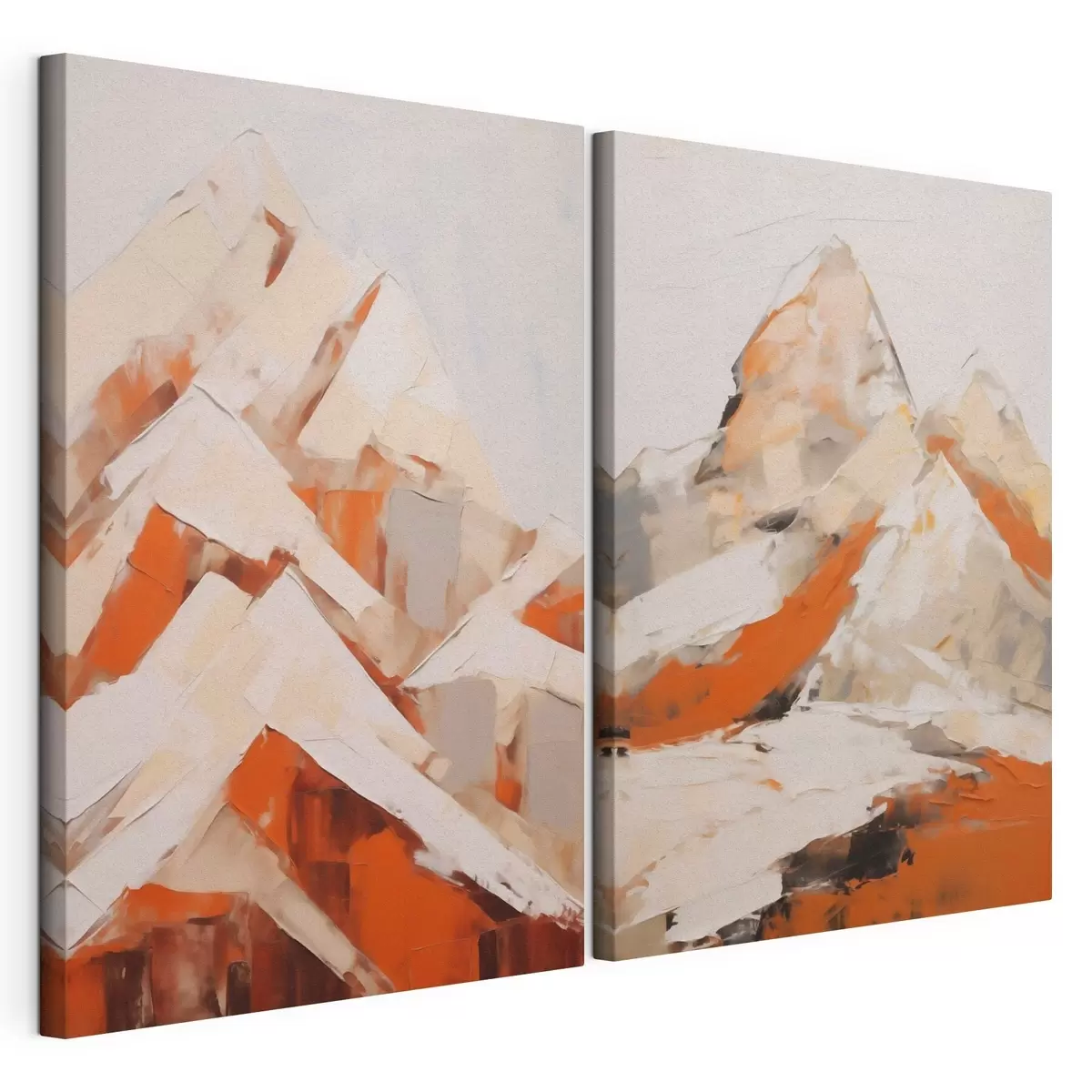 wall murals Mountains, imitation of a painting m31094