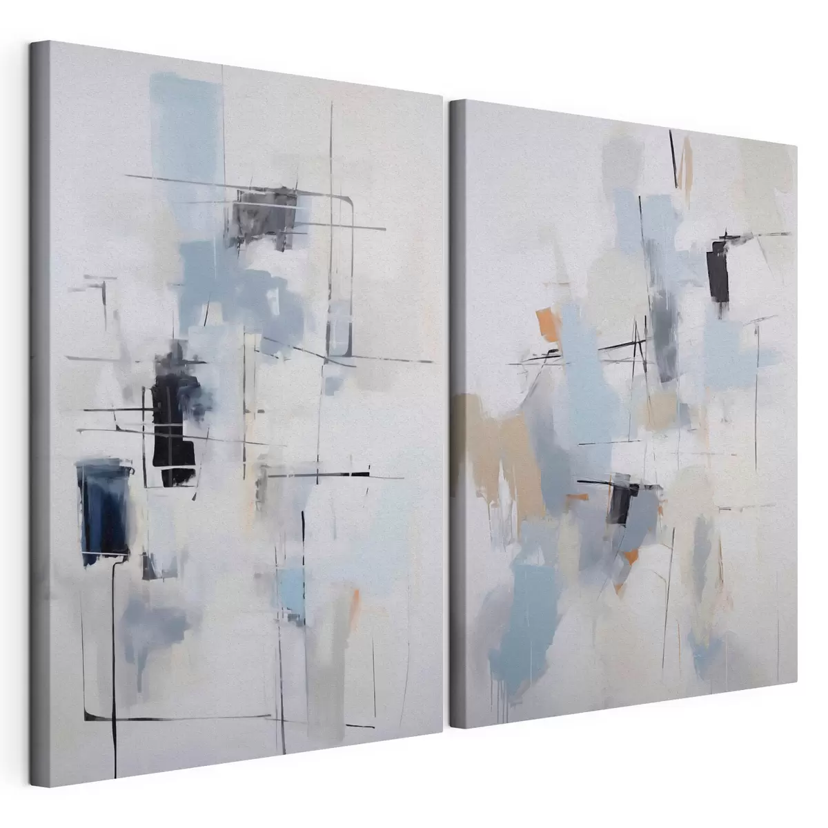 wall murals Chaotic abstraction, imitation of painting m31095