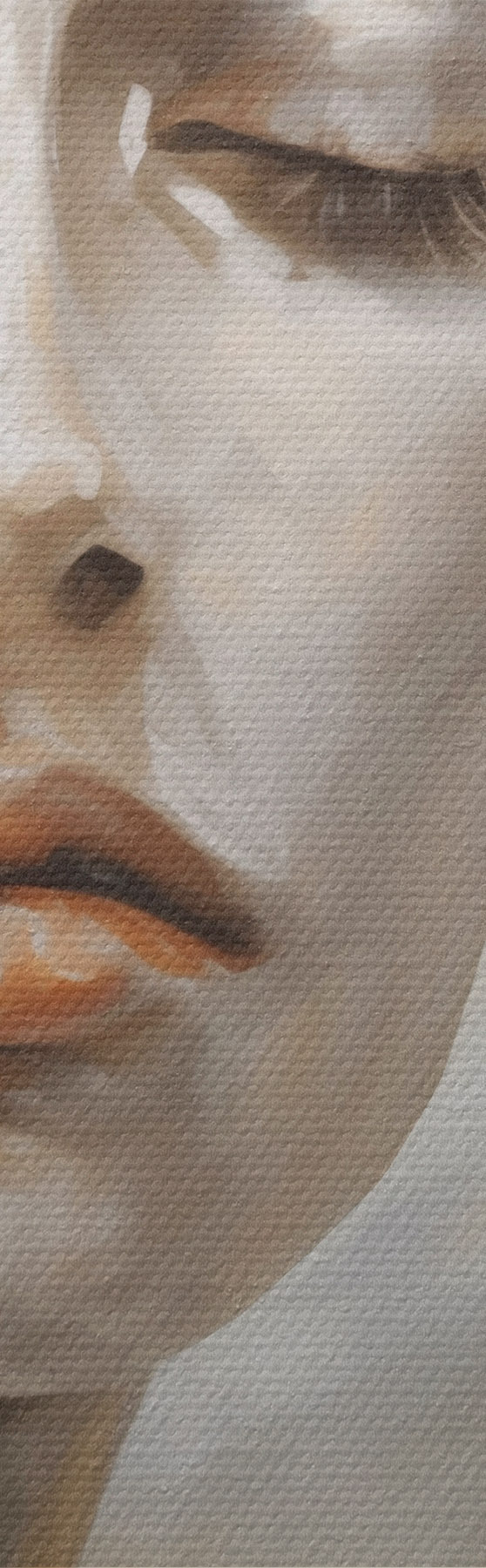 wall murals Abstract portrait, imitation of a painting m31096