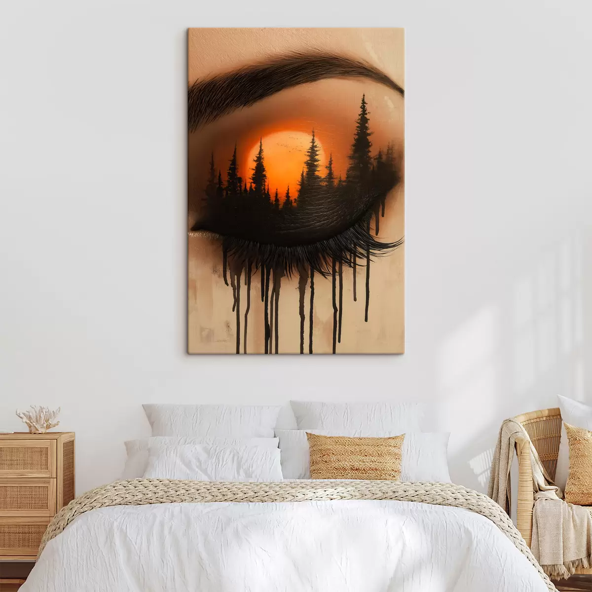 wall murals Sunset in Her Eyes s51048