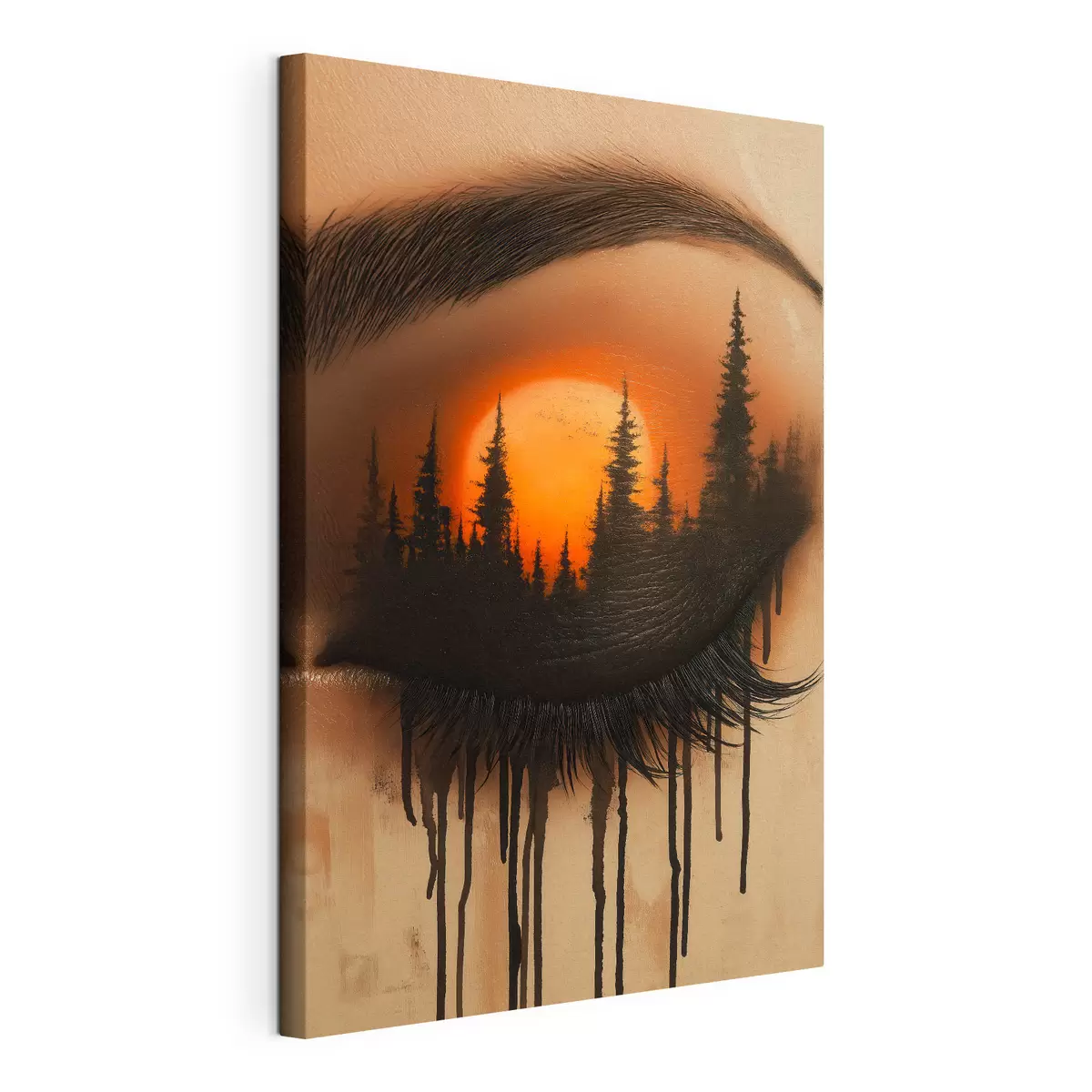wall murals Sunset in Her Eyes s51048