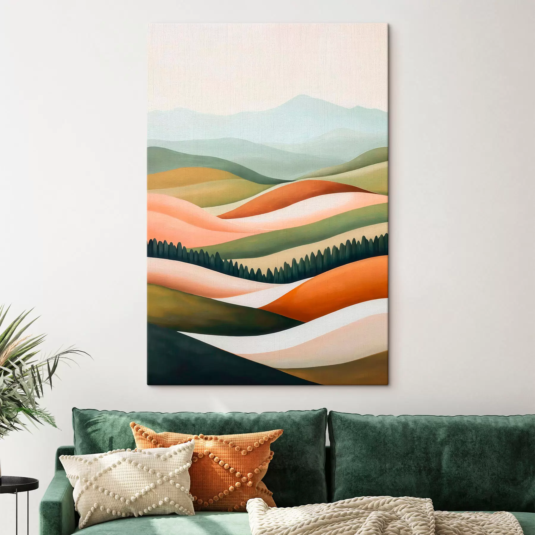 wall murals Colorful hills s51056