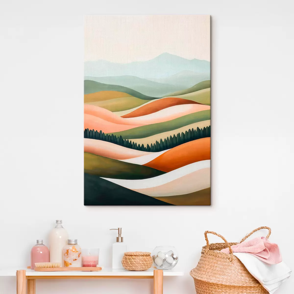 wall murals Colorful hills s51056