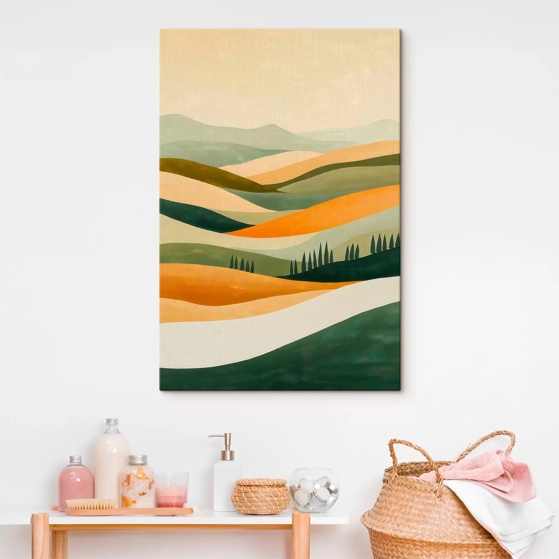 wall murals Colorful hills s51057