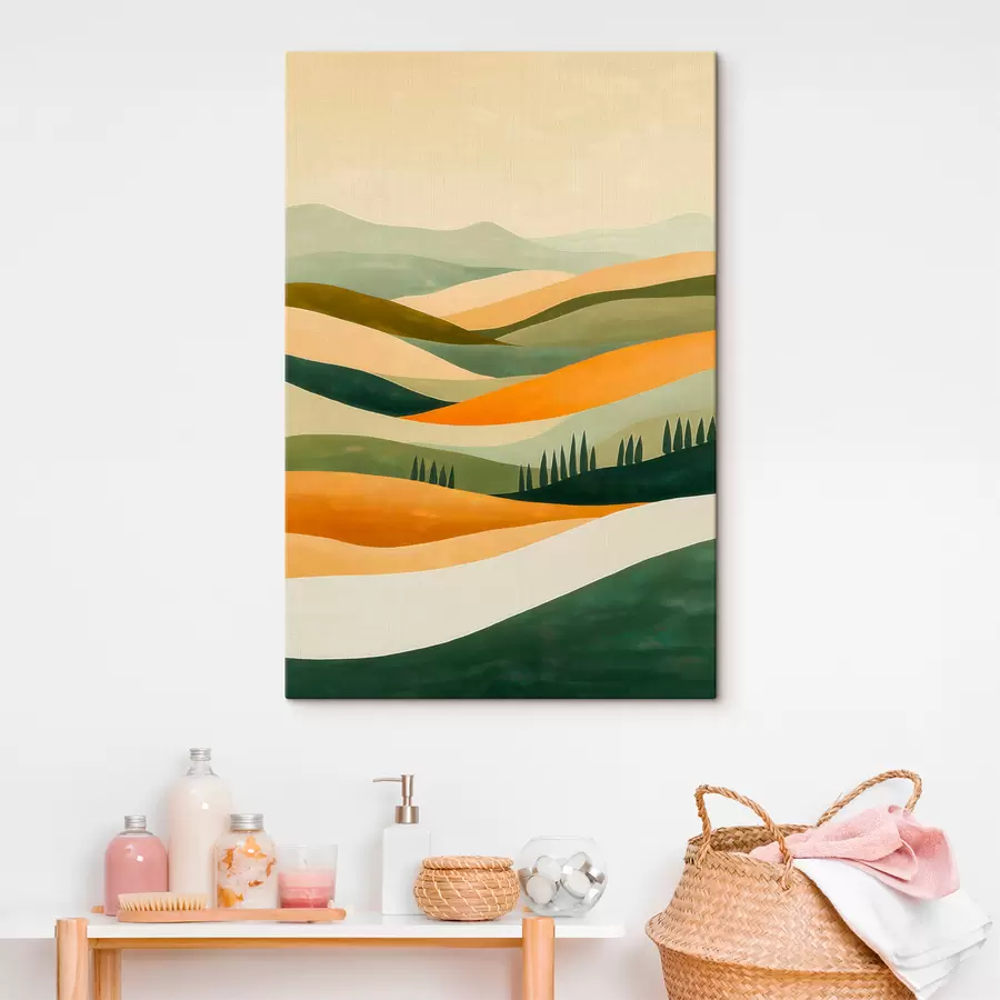 wall murals Colorful hills s51057