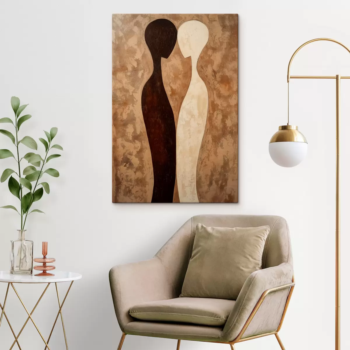 wall murals Abstract silhouettes s51058