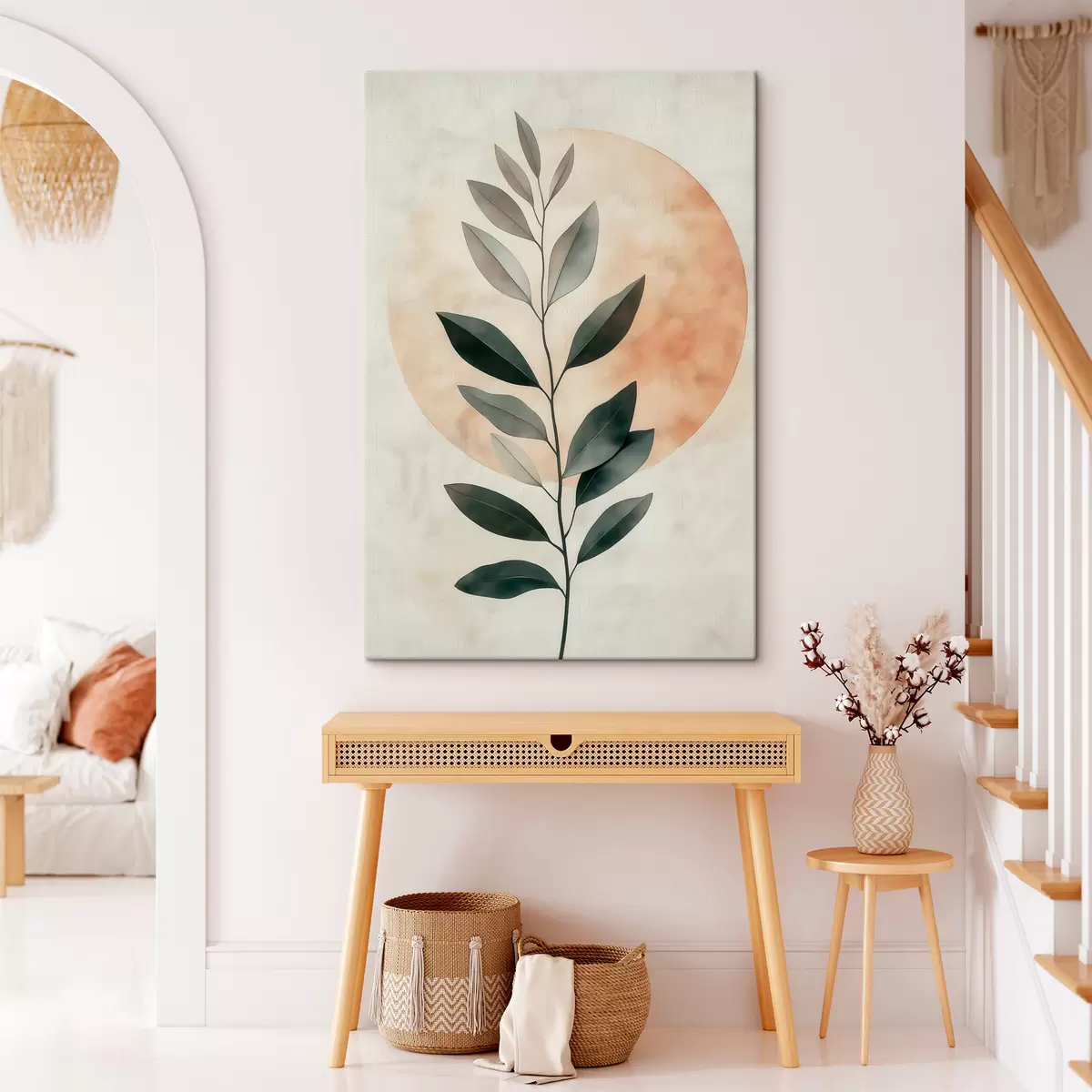 wall murals A branch with leaves s51060