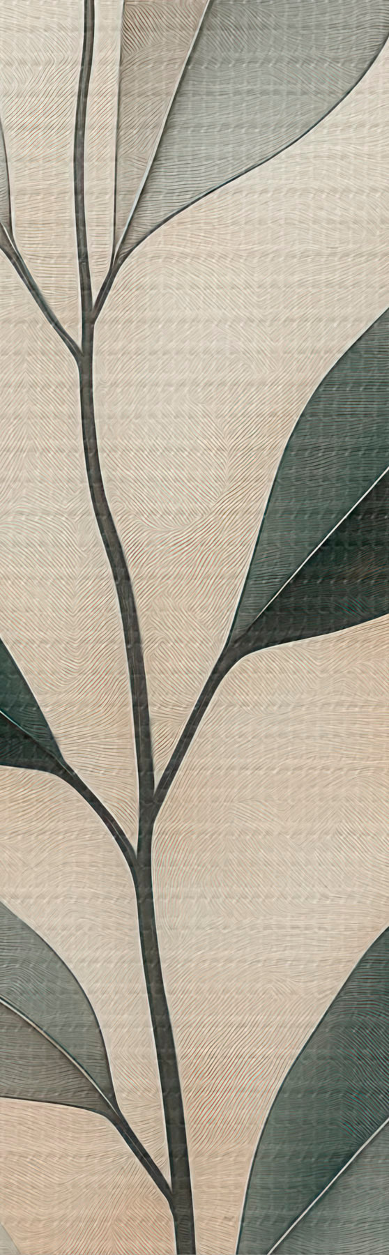 wall murals A branch with leaves s51060