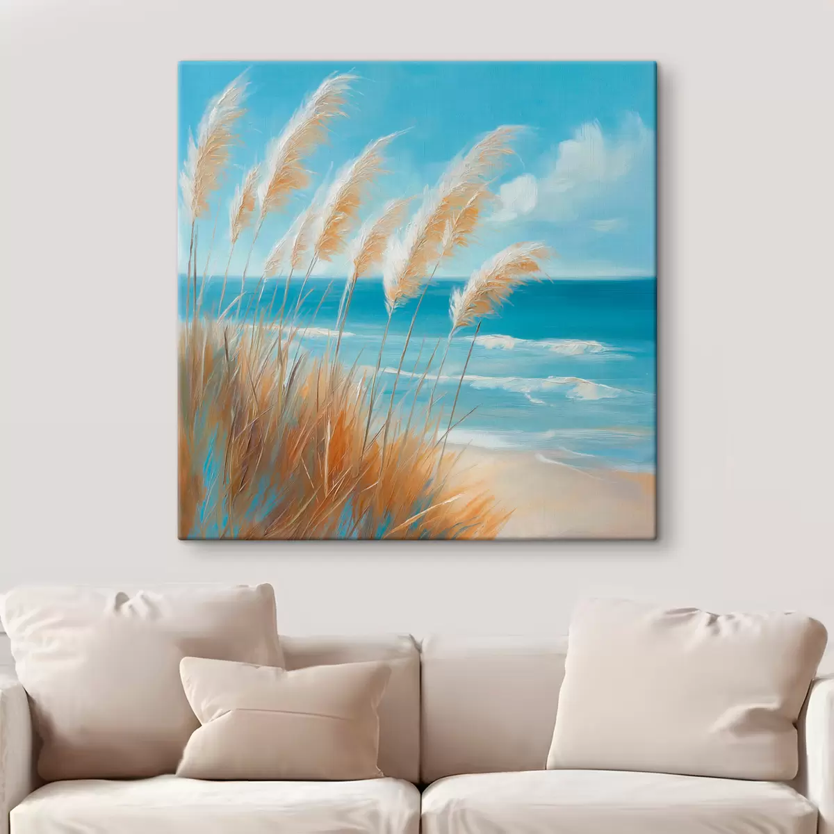 wall murals Ears of grain by the sea s51061