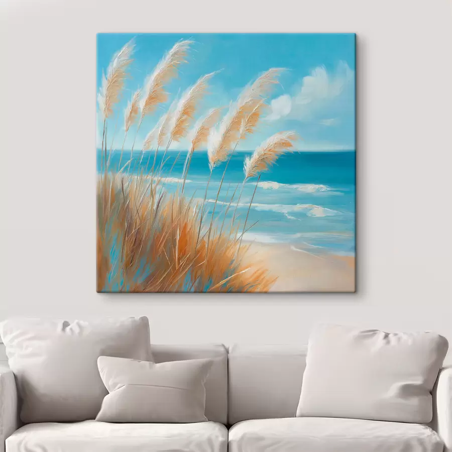 wall murals Ears of grain by the sea s51061