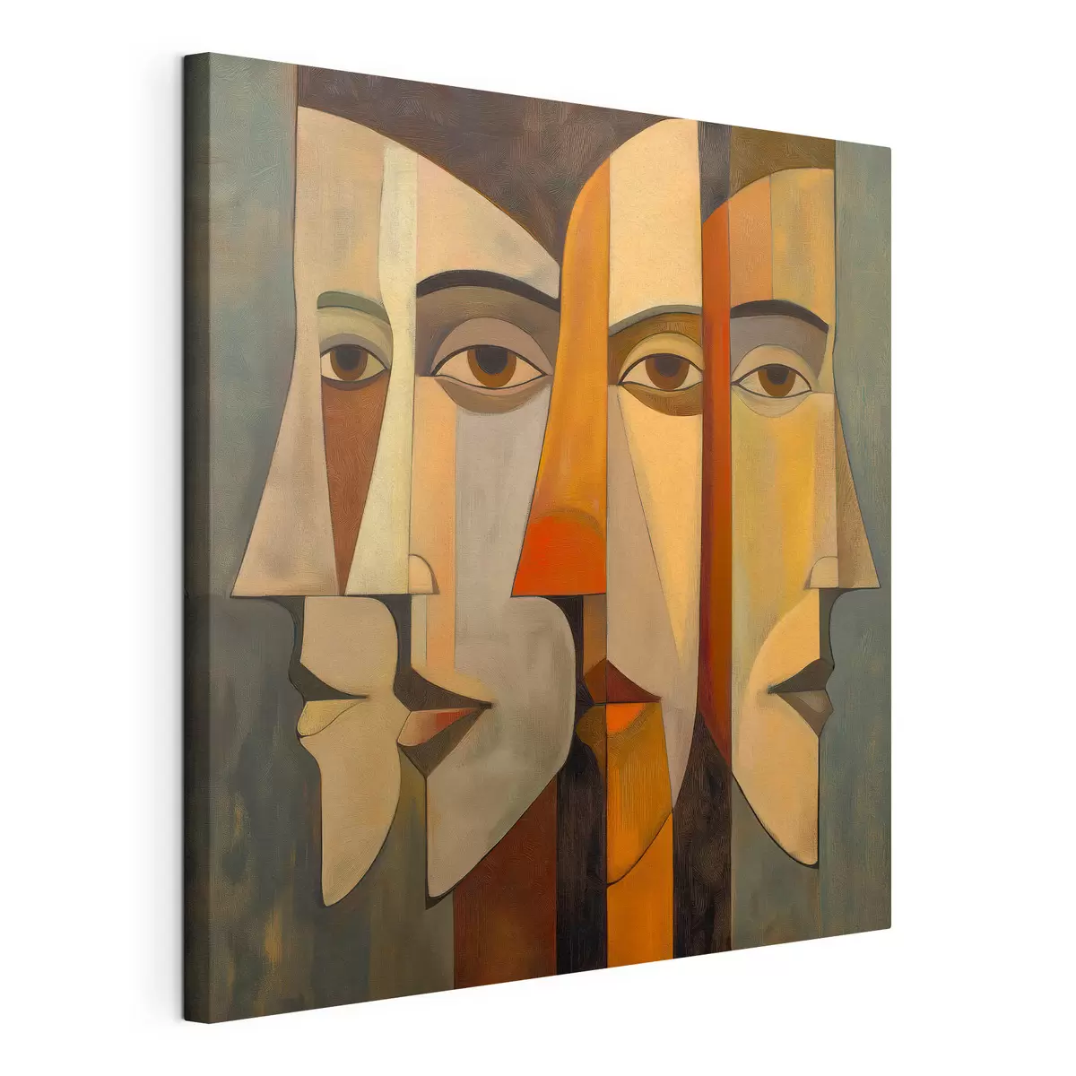 wall murals Abstract Faces s51067