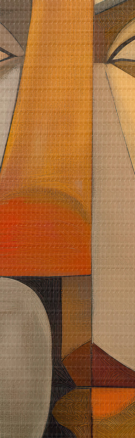 wall murals Abstract Faces s51067