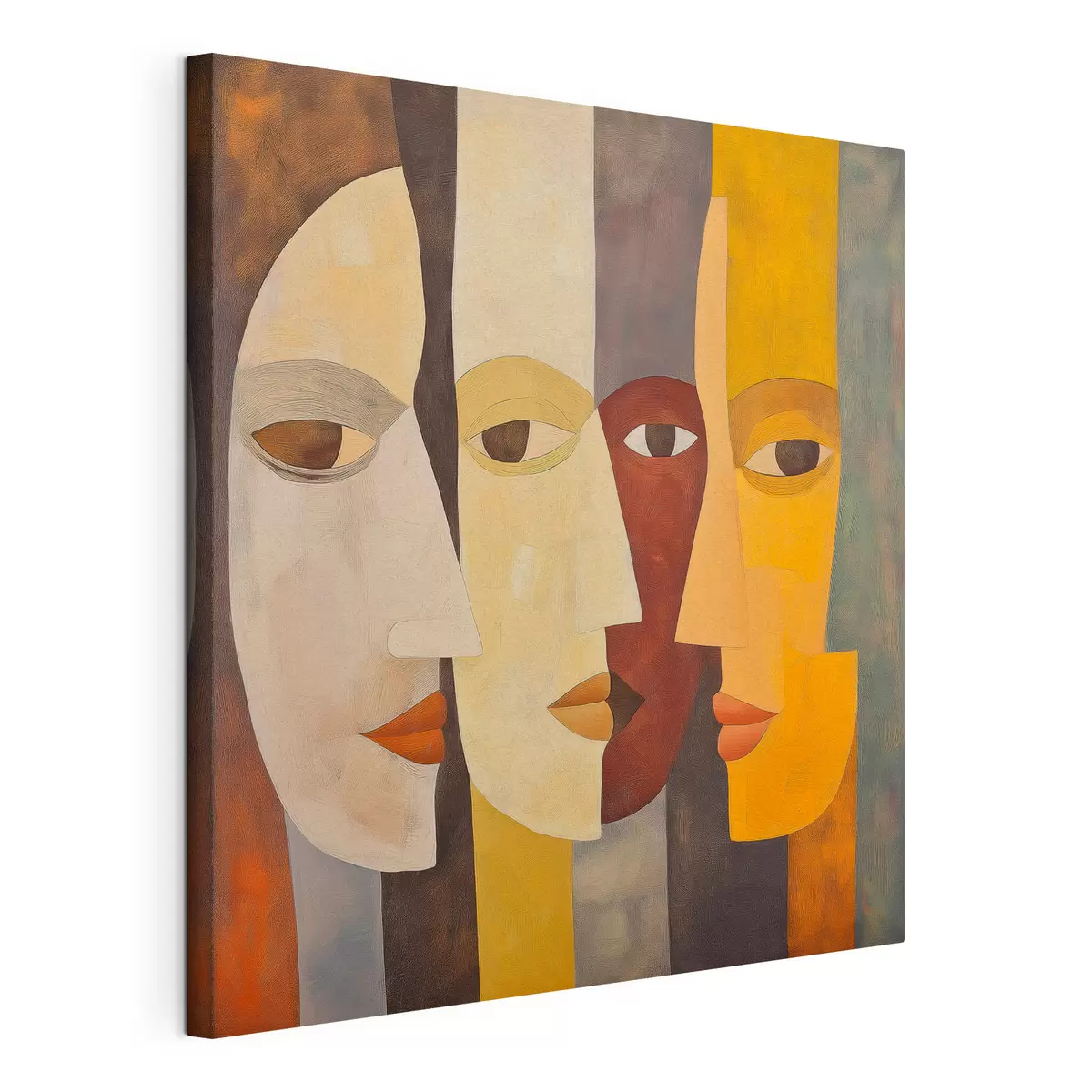 wall murals Abstract Faces s51068