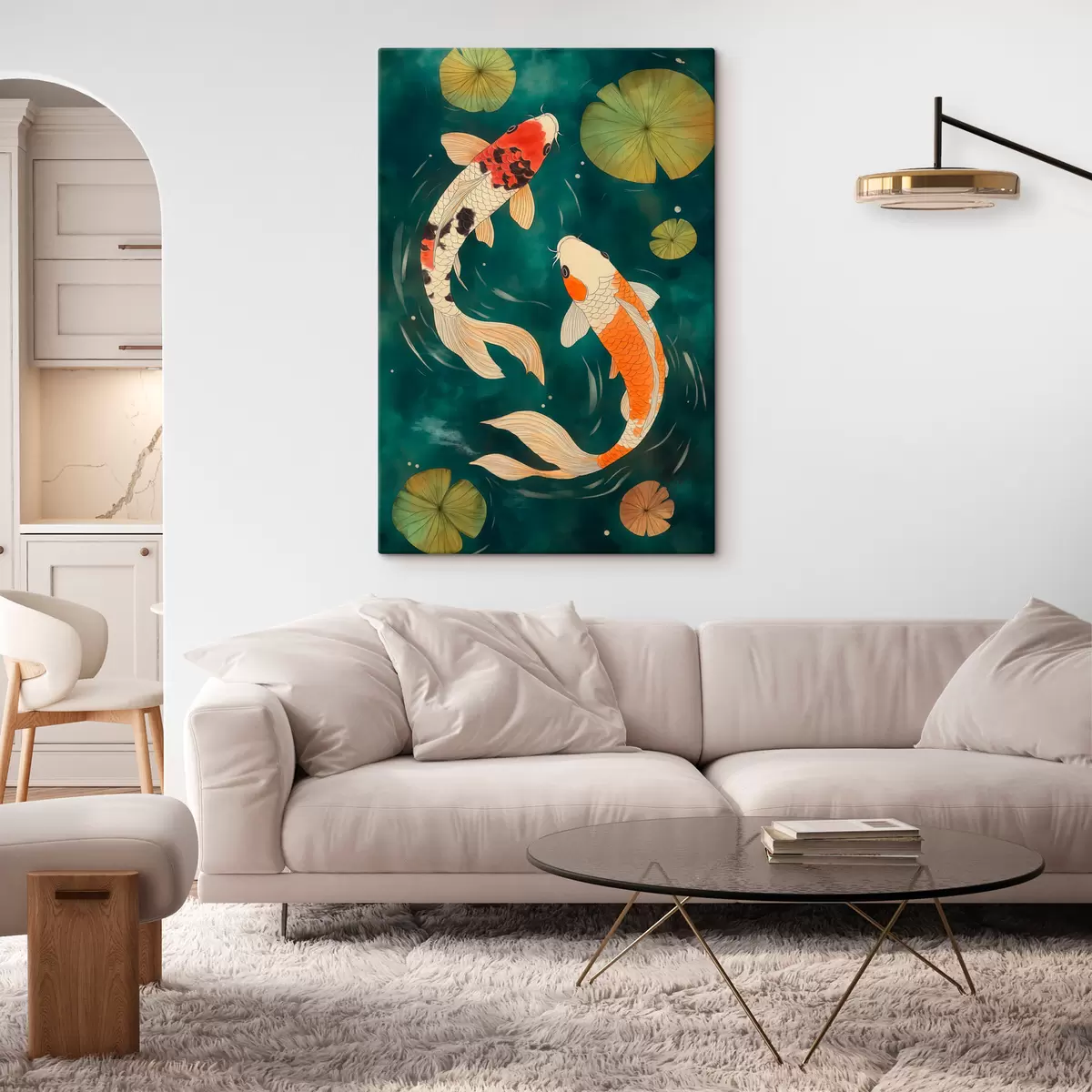 murales Koi orientales s51076