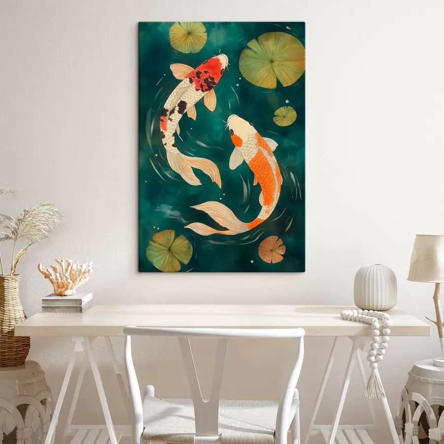 wall murals Eastern Koi s51076