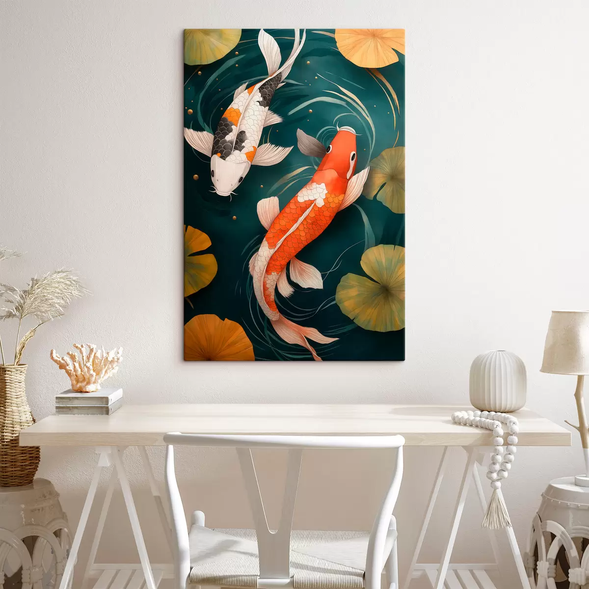 murales Koi orientales s51077