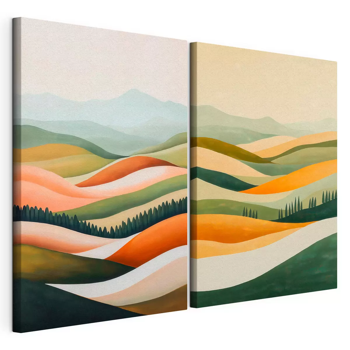 wall murals Abstract Colorful Mountains m31081