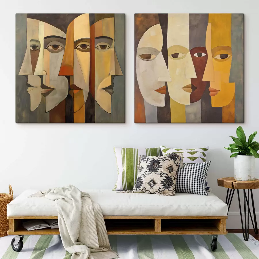wall murals Abstract Faces m31084