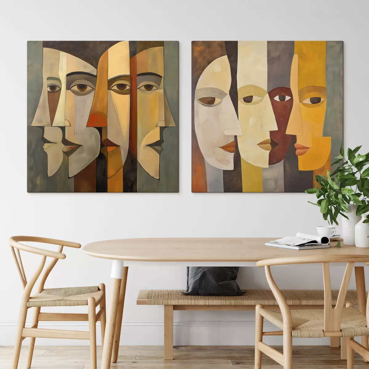 wall murals Abstract Faces m31084