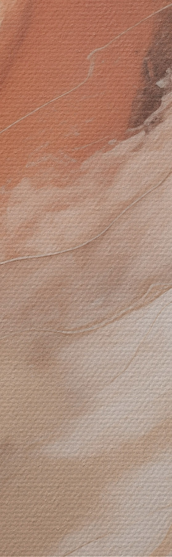 murales Olas de arte fluido en tonos terracota cálidos s51085