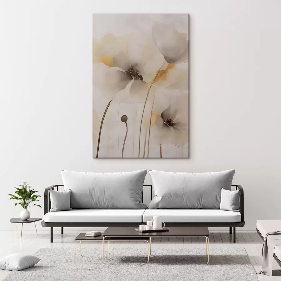 wall murals Delicate Poppies on Slender Stems s51089