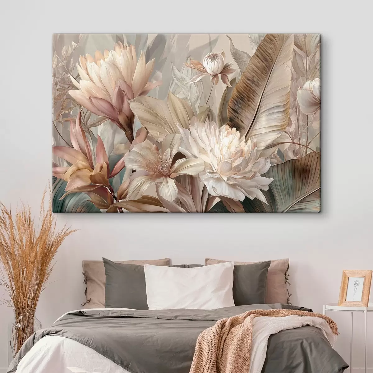 wall murals Exotic Bouquet in Pastel Tones s51095