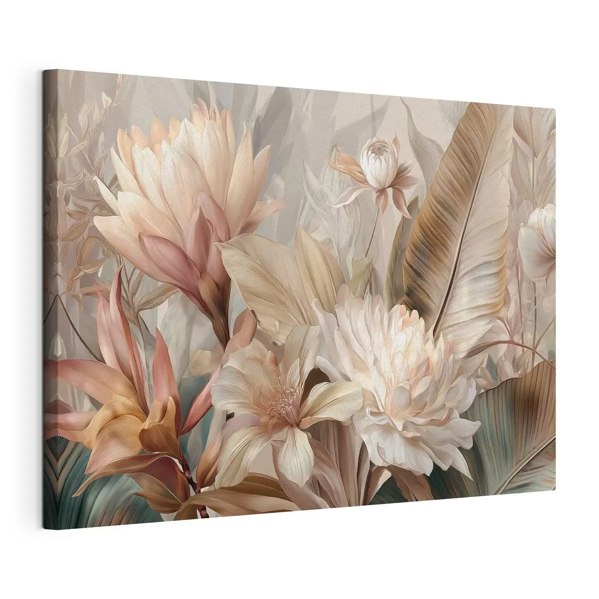 wall murals Exotic Bouquet in Pastel Tones s51095