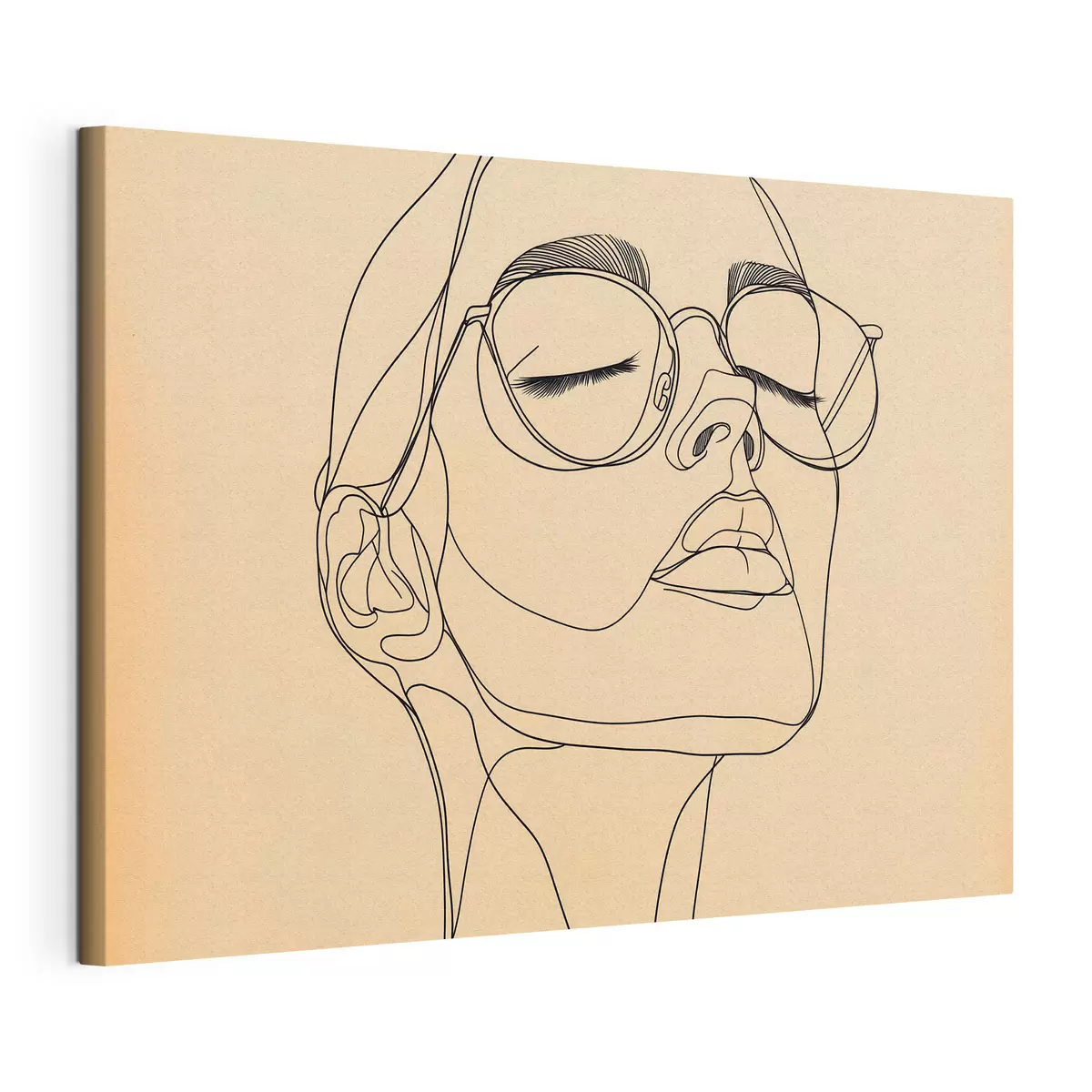 wall murals Linear Portrait of a Woman s51145